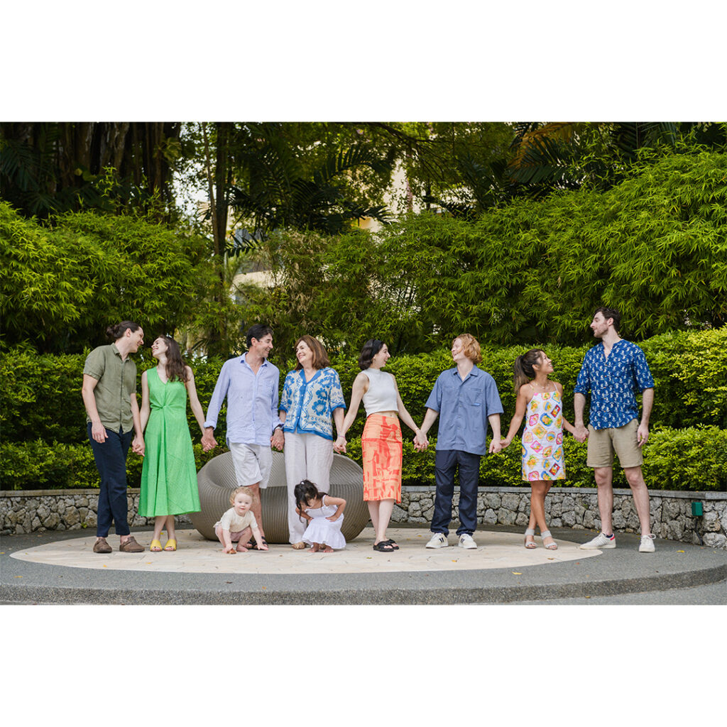 Family portrait session at Shangri-La Rasa Sayang Resort by ckvin studio.