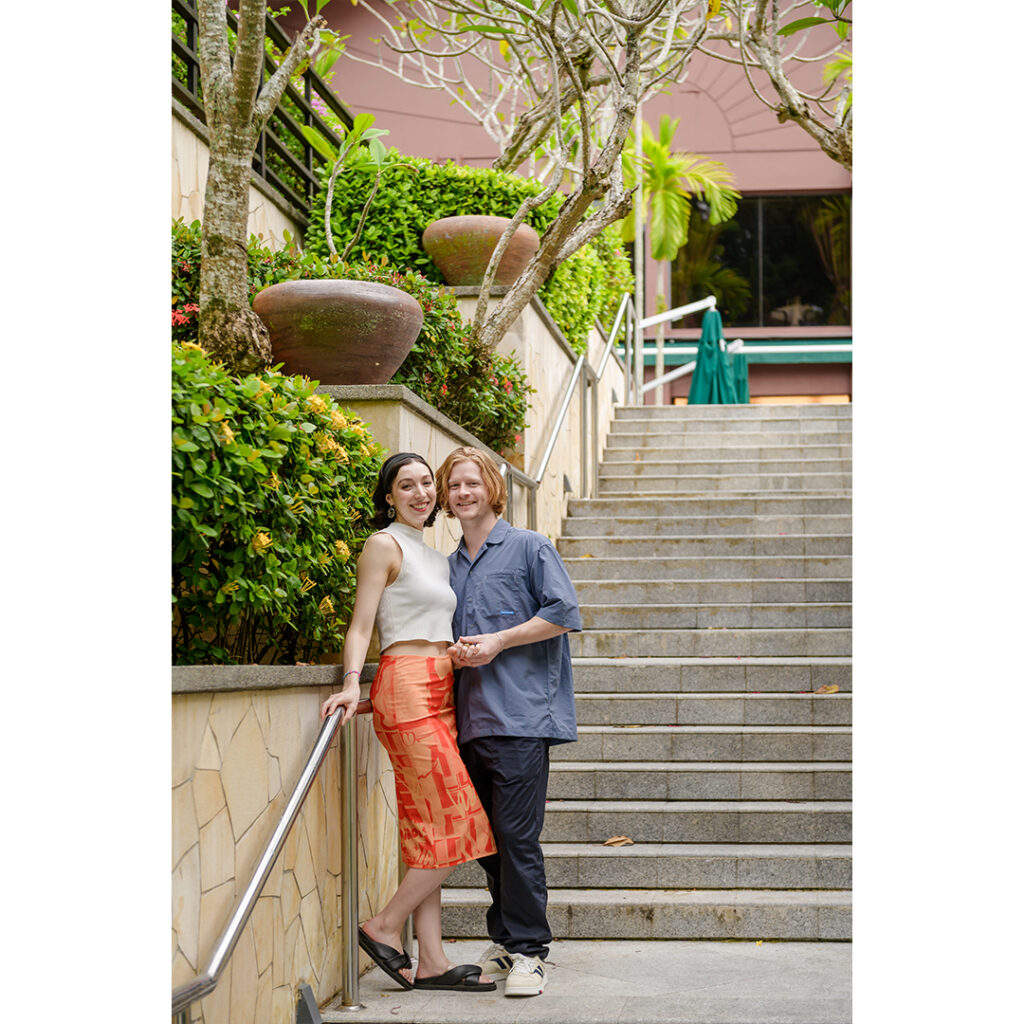 Family portrait session at Shangri-La Rasa Sayang Resort by ckvin studio.