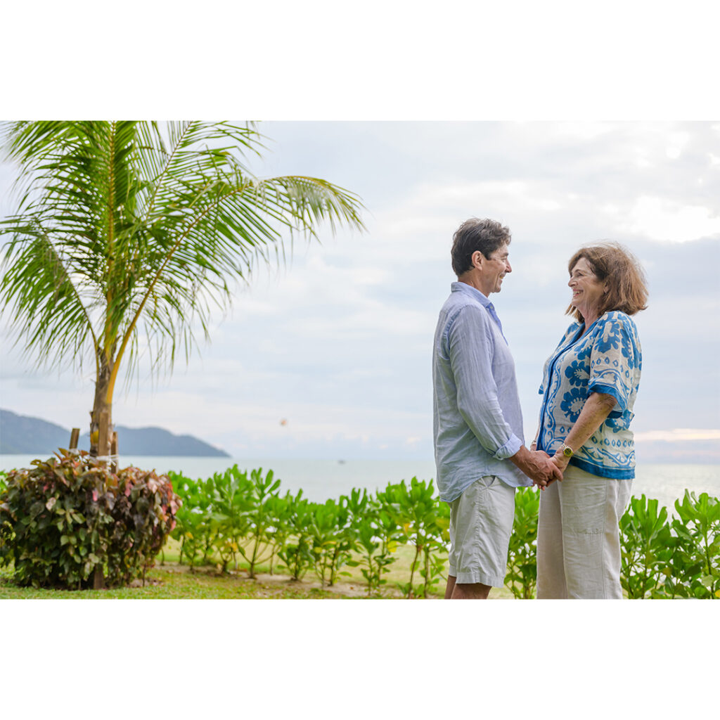 Family portrait session at Shangri-La Rasa Sayang Resort by ckvin studio.