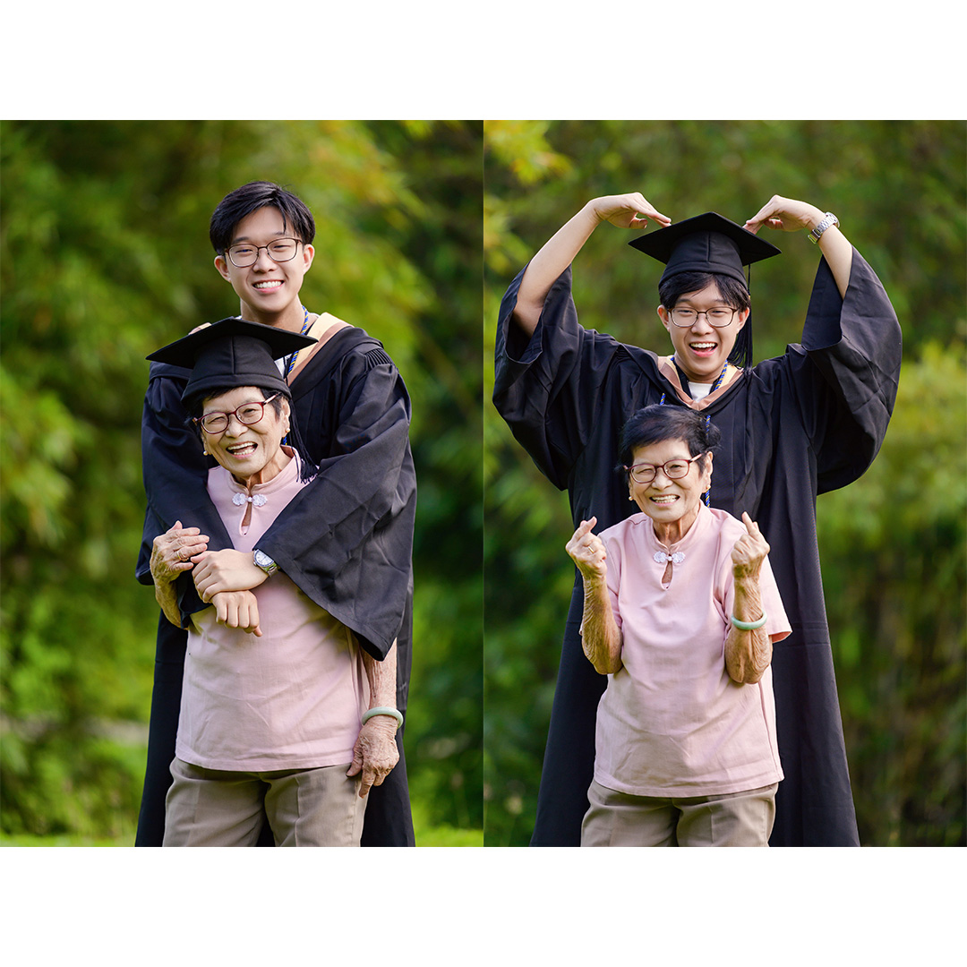 family portraits at Botanical Garden Penang