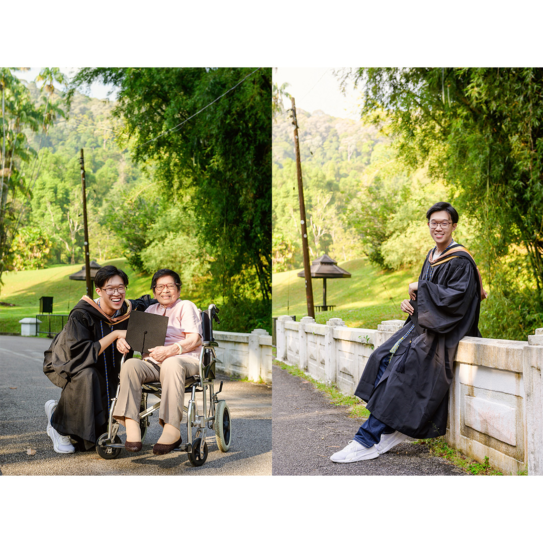 family portraits at Botanical Garden Penang